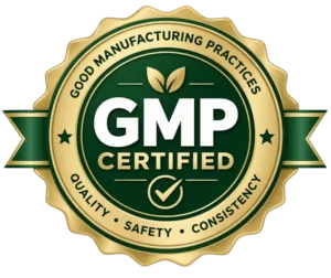 GMP Certified – Good Manufacturing Practices: quality, safety, consistency